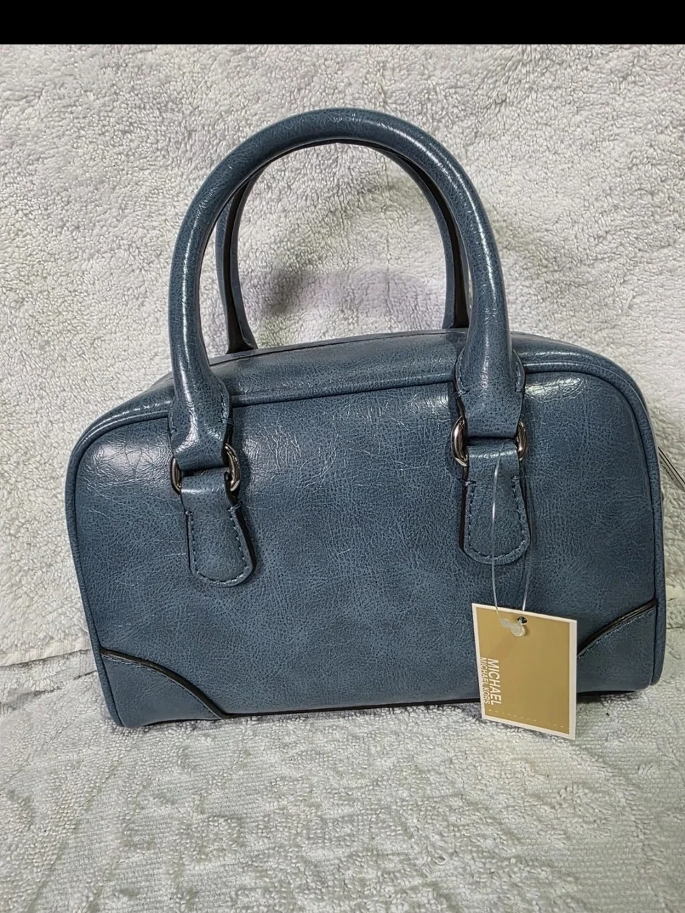 MICHAEL Michael Kors Steel Blue Dome Satchel